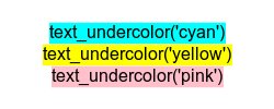 text_undercolor example